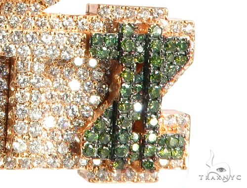 Flower Set Diamonds Custom Pendant 64160 - Image 5