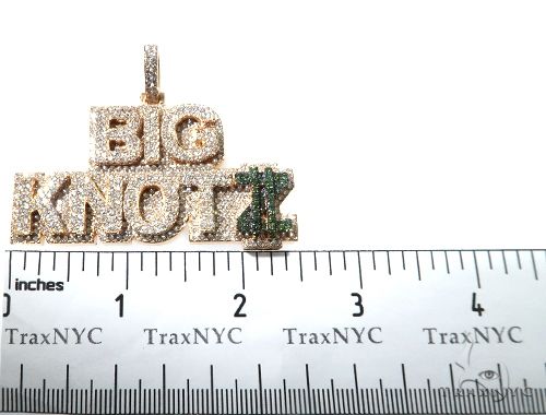 Flower Set Diamonds Custom Pendant 64160 - Image 8