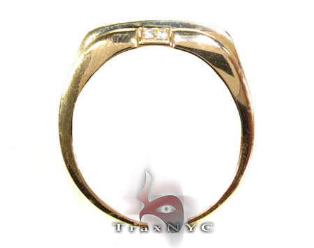 14K Gold Fold Diamond Ring, photo 5 of 7