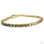 Forest Garden Green Sapphire Tennis Chain 70007 - Image 2