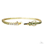 Forest Garden Green Sapphire Tennis Chain 70007 - Image 3