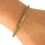 Forest Garden Green Sapphire Tennis Chain 70007 - Image 6