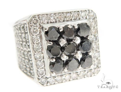 Freeze Black and White Premiere Ring 63944 - Image 1
