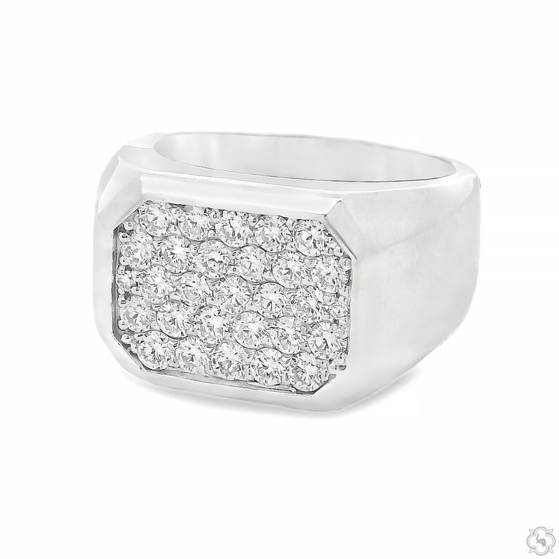 Frosted Diamond Ring 70840 - Image 3