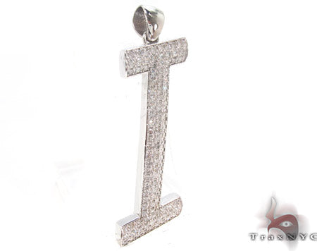 14K Gold Frozen I Pendant, photo 3 of 8