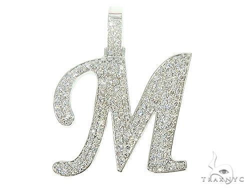 Frozen Initial M Pendant 66091 - Image 1