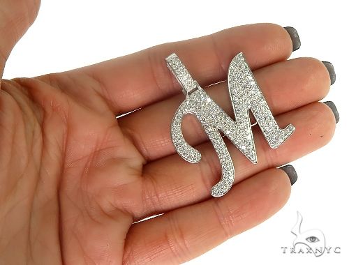 Frozen Initial M Pendant 66091 - Image 5