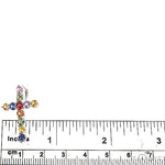 Fruit Loop Sapphire Cross Pendant 66990 - Image 5