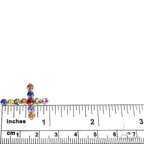 Fruit Loop Sapphire Cross Pendant 66990 - Image 6