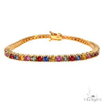Fruit Loop Sapphire Tennis Bracelet 67517 - Image 1