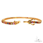 Fruit Loop Sapphire Tennis Bracelet 67517 - Image 2