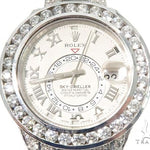 Full Diamond 18K White Gold Ivory Dial Sky -Dweller 64107 - Image 1