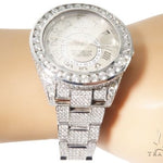 Full Diamond 18K White Gold Ivory Dial Sky -Dweller 64107 - Image 14