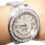 Full Diamond 18K White Gold Ivory Dial Sky -Dweller 64107 - Image 15