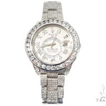 Full Diamond 18K White Gold Ivory Dial Sky -Dweller 64107 - Image 2