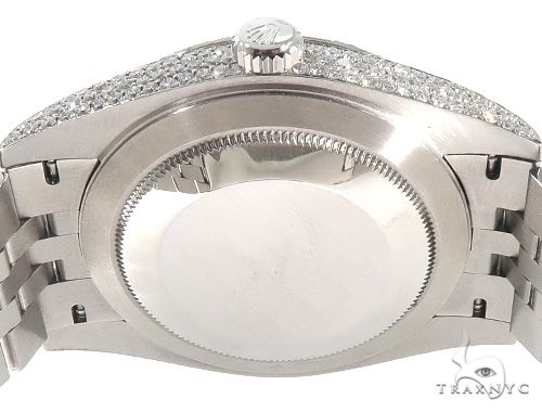 Full Diamond 41mm Date Just Rolex Watch 64055 - Image 4