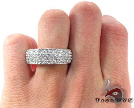 14K Gold Eternity Diamond Ring, photo 6 of 6