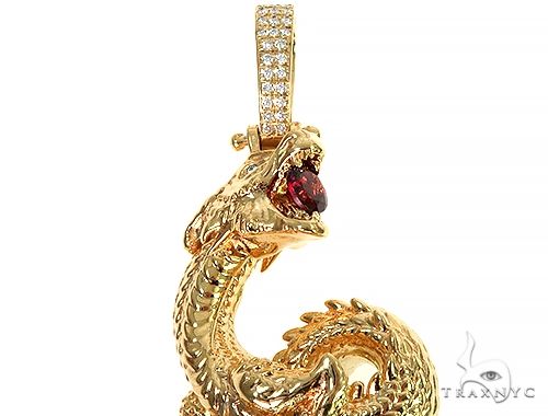 Fully 3D Dragon Pendant 66253 | TraxNYC