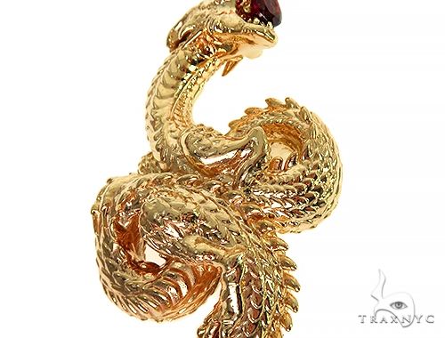 Fully 3D Dragon Pendant 66253 | TraxNYC