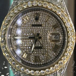 Fully Iced 41mm Two Tone Stainless Steel and 18K Yellow Gold Datejust II Rolex Watch 63896 - Image 1