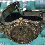 Fully Iced 41mm Two Tone Stainless Steel and 18K Yellow Gold Datejust II Rolex Watch 63896 - Image 4