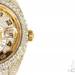 Fully Iced Out Sky-Dweller Oyster Perpetual Rolex Watch 66263 - Image 4