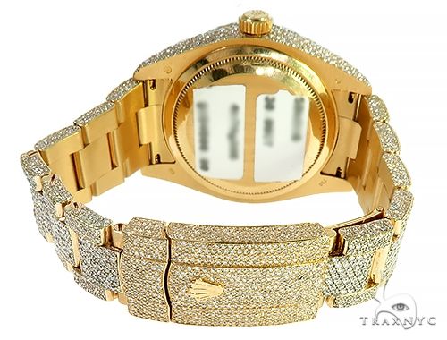 Fully Iced Out Sky-Dweller Oyster Perpetual Rolex Watch 66263 - Image 7
