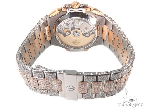 Fully Iced Two Tone Patek Philippe Watch Model 5980 64104 - Image 10