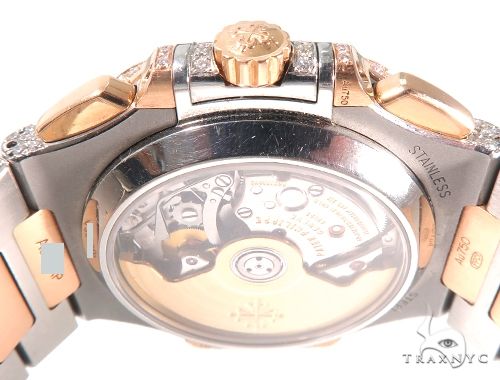 Fully Iced Two Tone Patek Philippe Watch Model 5980 64104 - Image 7