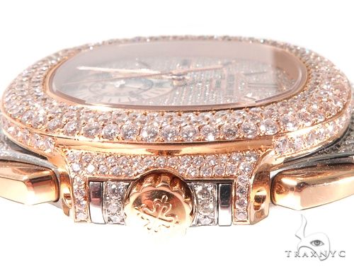 Fully Iced Two Tone Patek Philippe Watch Model 5980 64104 - Image 9