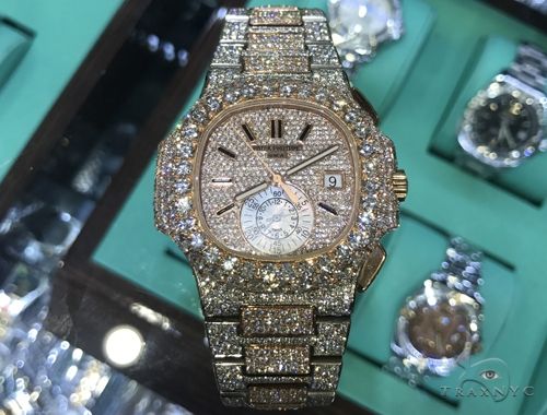 Fully Iced Two Tone Patek Philippe model 5980 63889 - Image 2