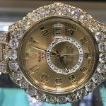 Fully Iced Yellow Gold Sky-Dweller Rolex Watch 63898 - Image 2