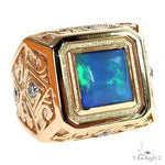Galactic Opal Men's Fancy Diamond Ring 69236 - Image 1