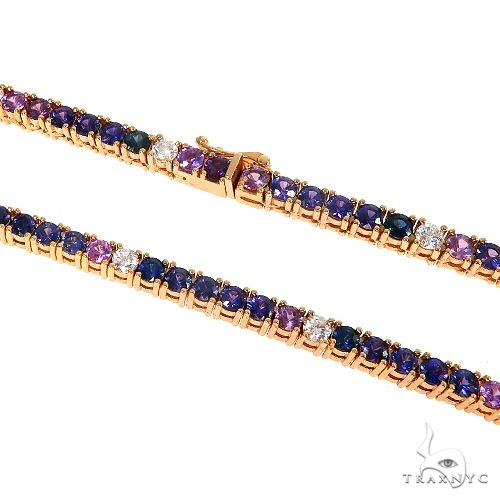 Galaxy Sapphire Tennis Chain 67152 - Image 3