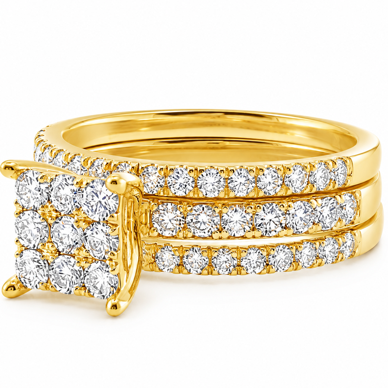 Galina Wedding Ring Set 15687