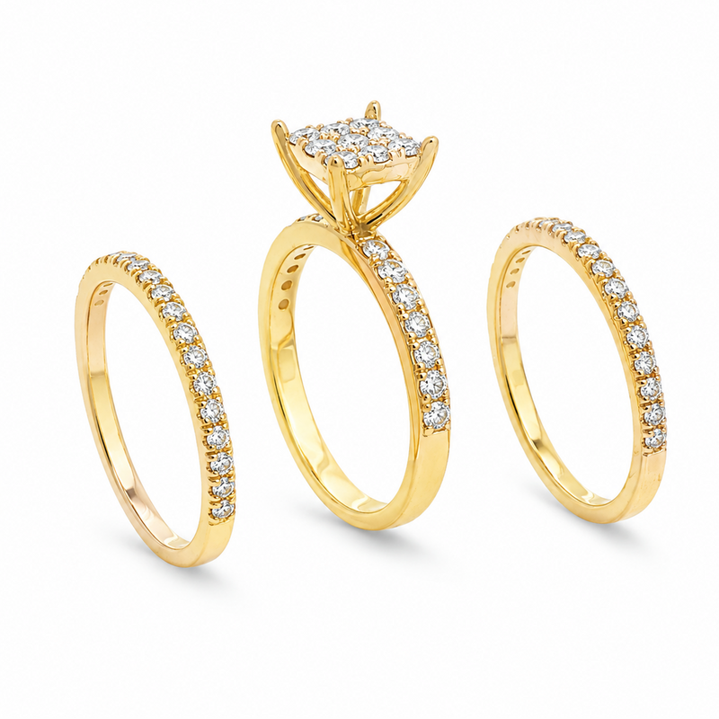 Galina Wedding Ring Set 15687