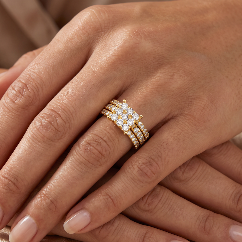 Galina Wedding Ring Set 15687
