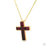 Garnet Spirit Cross Pendant 70668 - Image 3