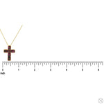 Garnet Spirit Cross Pendant 70668 - Image 5