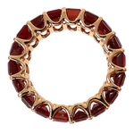 Garnet Emerald Cut Eternity Ring  68537