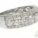 14K Gold 3 Row Diamond Ring 66174