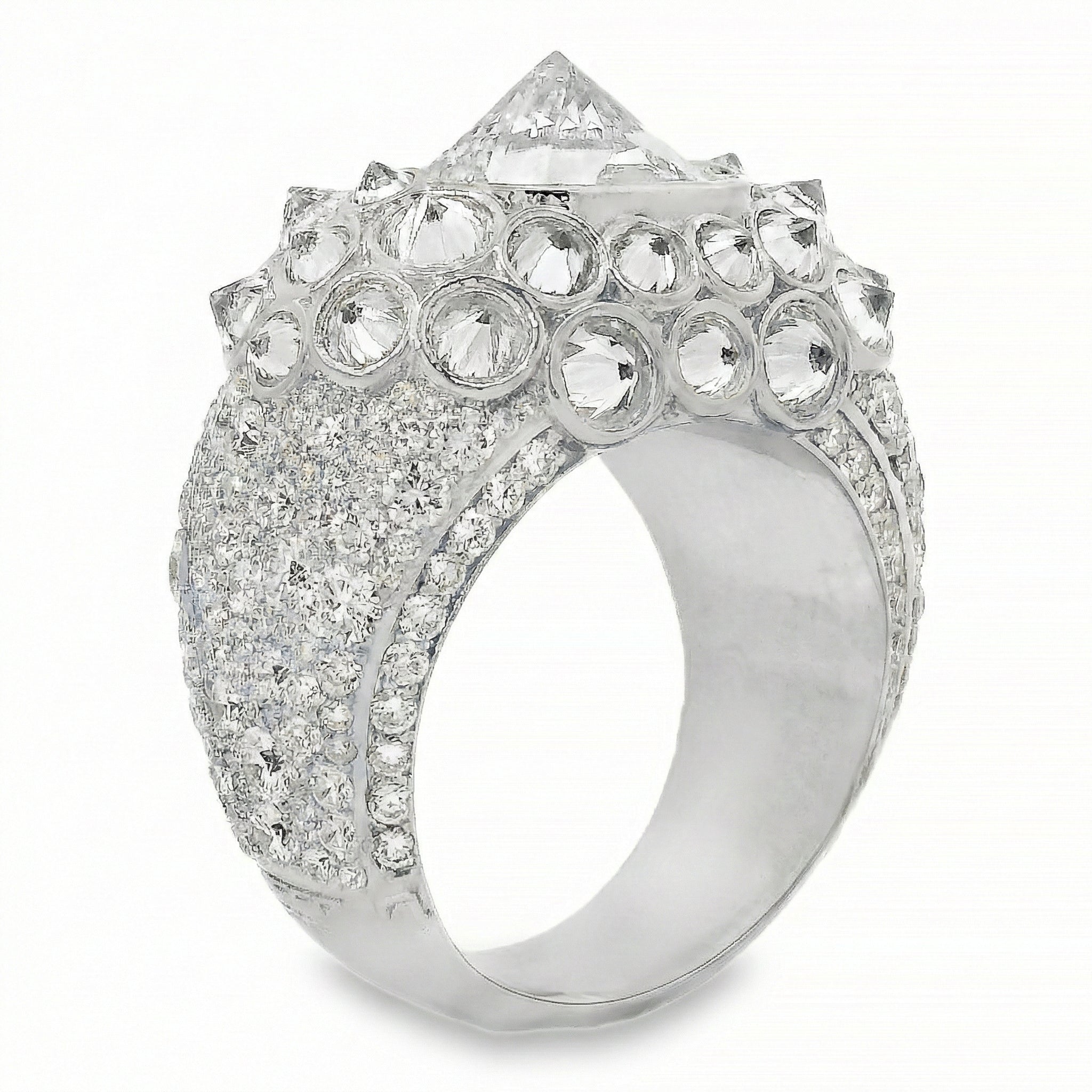PLY Distorted Diamond Ring 13号 Moses Gift Ring 70910 | TraxNYC