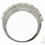 14K Gold 3 Row Diamond Ring 66174