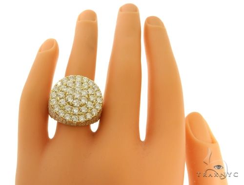 14K Gold TraxNYC Cluster Ring, photo 8 of 9