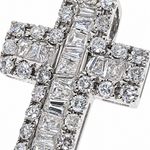 Baguette Diamond Cross Pendant  68618