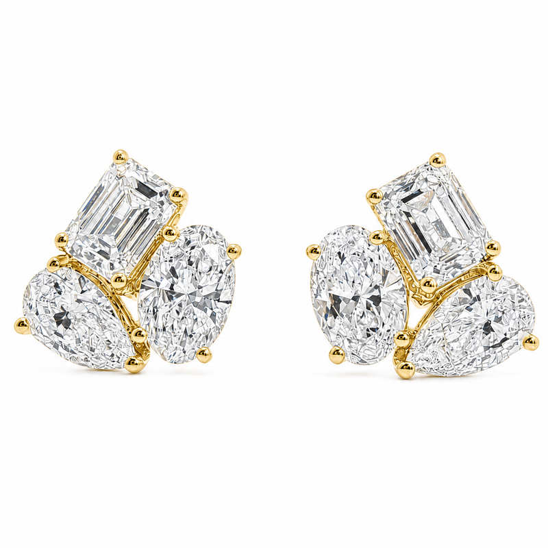 Harmony Trio Diamond Earrings 71485