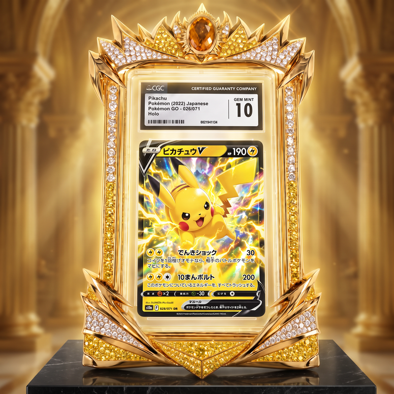 14K Gold Diamond Pokémon Card Case 71876