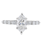 Marquise Diamond Engagement Ring 1 CT 71336