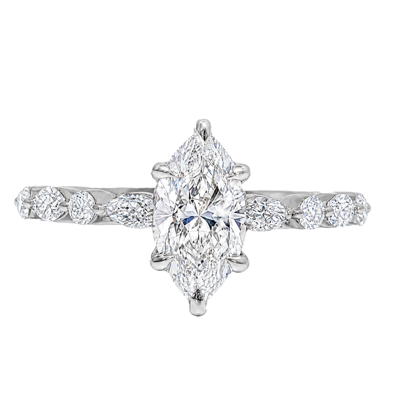 Marquise Diamond Engagement Ring 1 CT 71336