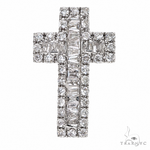 Baguette Diamond Cross Pendant  68618